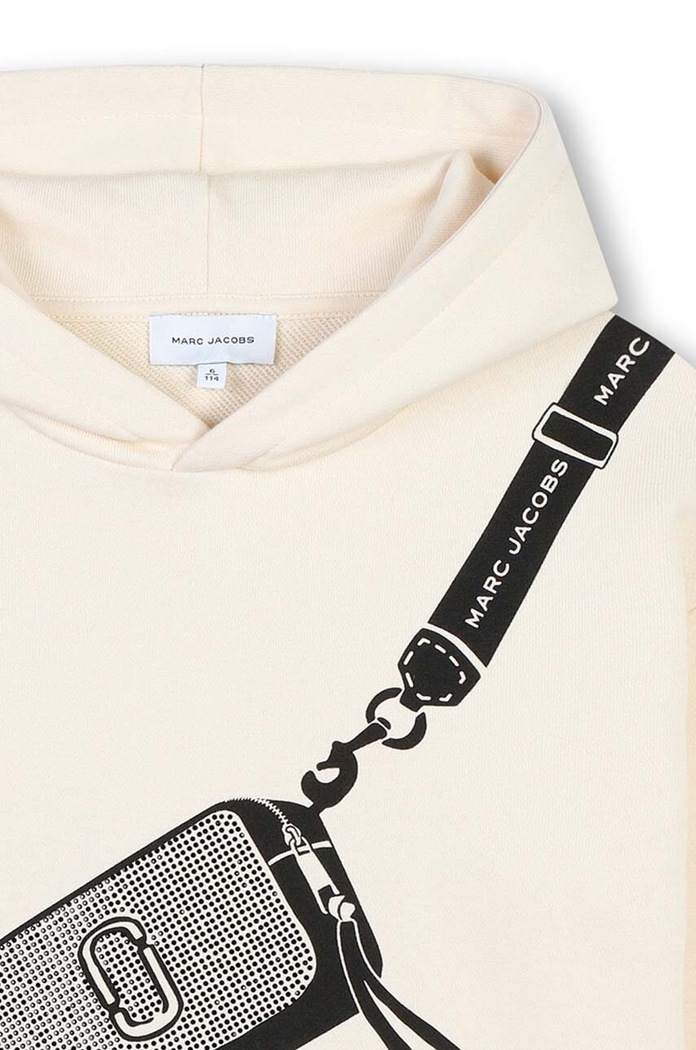 Fete MARC JACOBS Hanorac de bumbac pentru copii W60387.102.108 bej