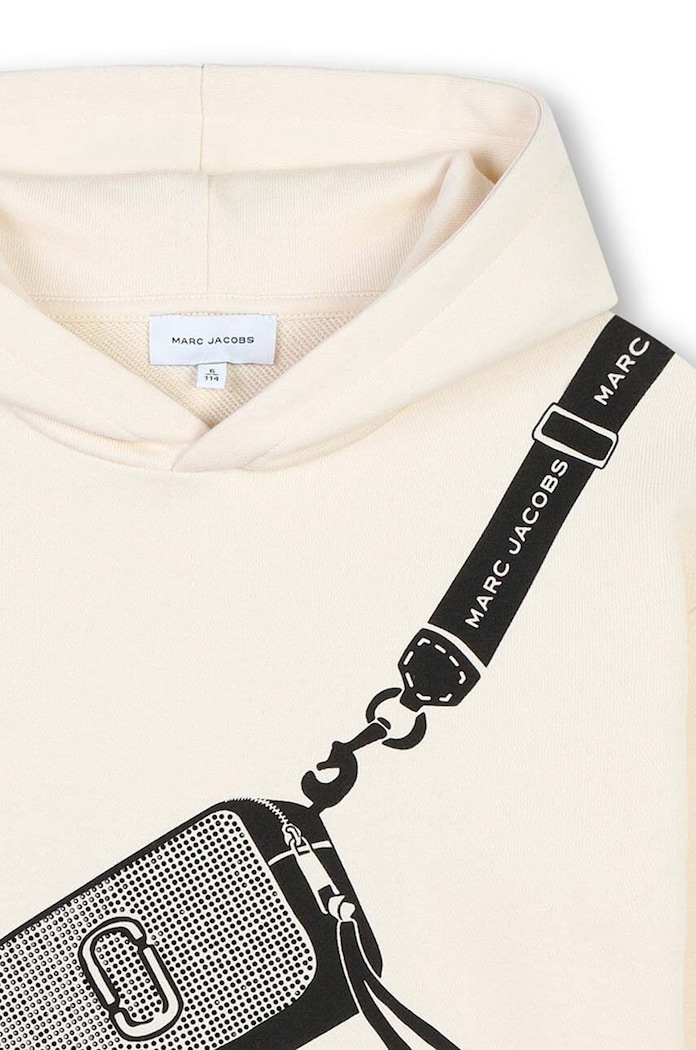 Fete MARC JACOBS Hanorac de bumbac pentru copii W60387.102.108 bej
