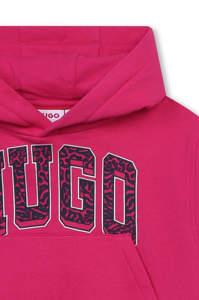 HUGO bluza dziecięca różowy G00211.114.150
