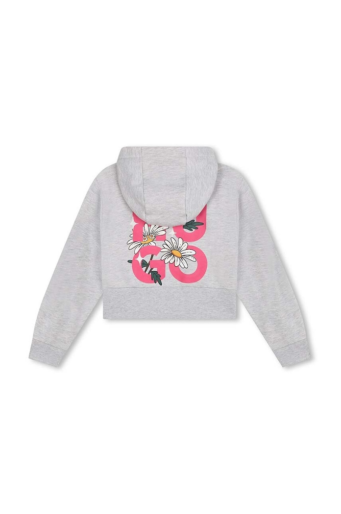 Dětská mikina HUGO G00228.156.162 šedá AW24