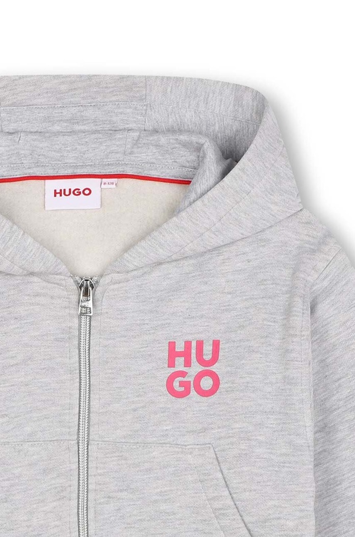 DÍVKA Dětská mikina HUGO G00228.156.162 šedá