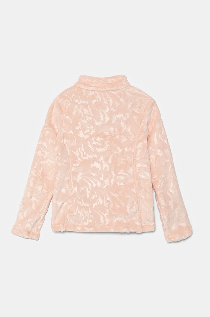 Otroški pulover iz flisa Roxy IGLOO ERGFT03943 roza AW24