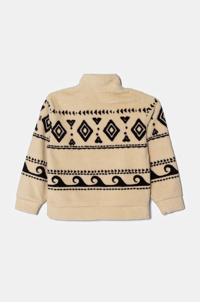 Roxy bluza polarowa dziecięca CALLING ALL MYS ERGPF03067 beżowy AW24