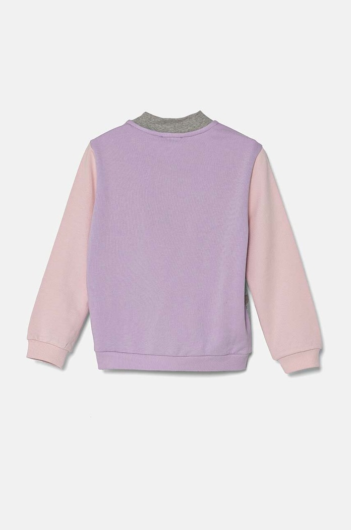 United Colors of Benetton bluza bawełniana dziecięca 3J70G5037.P.Seasonal szary AW24