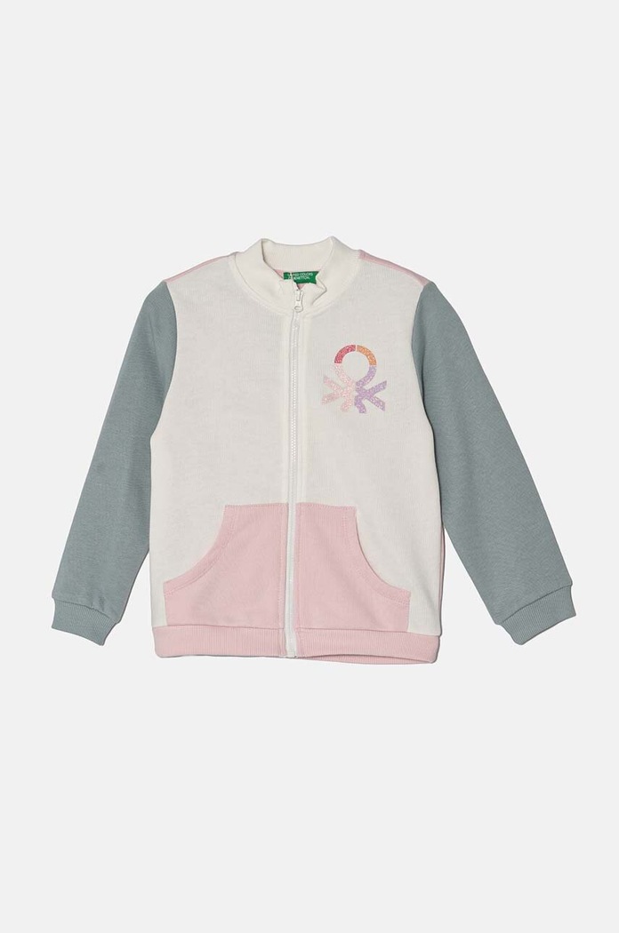 United Colors of Benetton bluza bawełniana dziecięca nadruk multicolor 3J70G5037.P.Seasonal