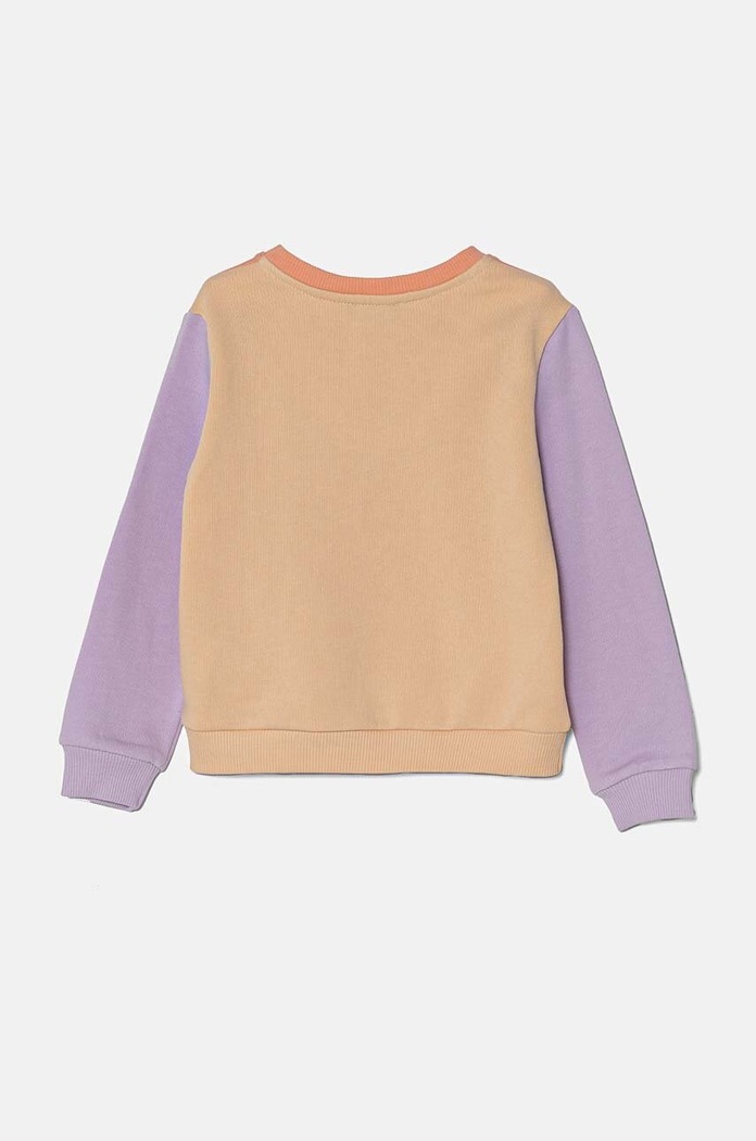 United Colors of Benetton bluza bawełniana dziecięca 3J70G10F8.P.Seasonal pomarańczowy AW24