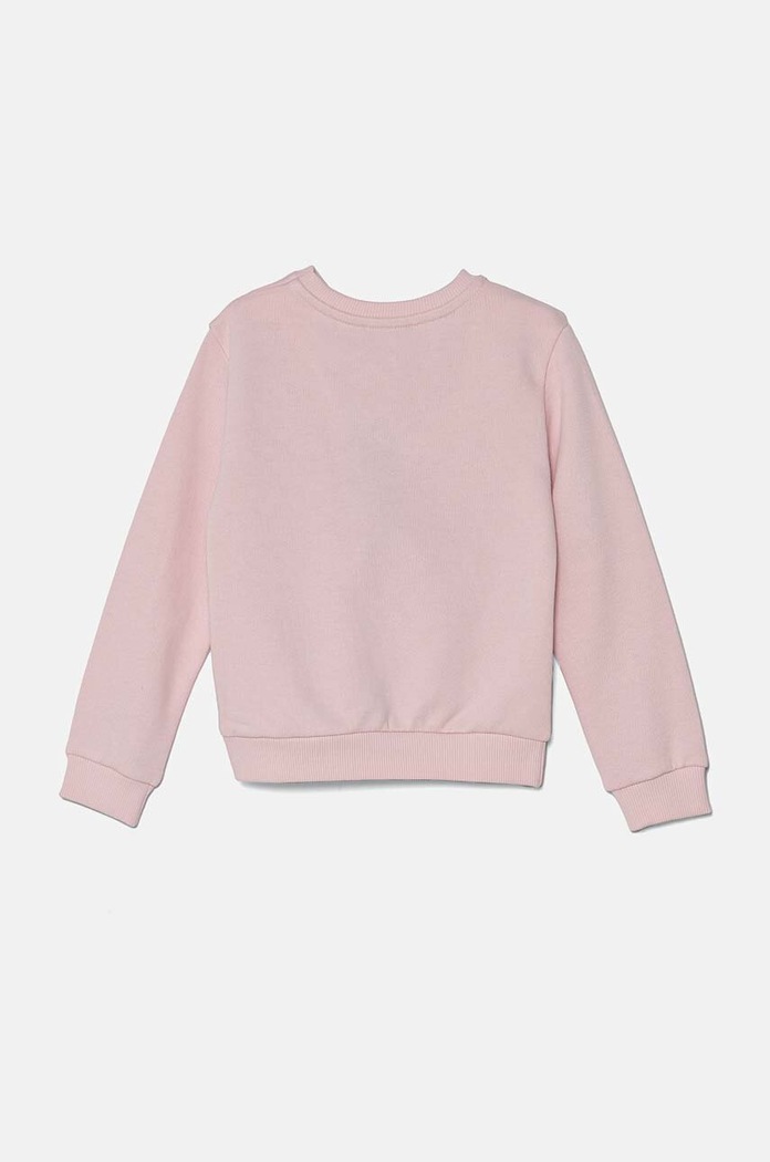 Παιδική βαμβακερή μπλούζα United Colors of Benetton 3J70G10F8.P.Seasonal ροζ AW24
