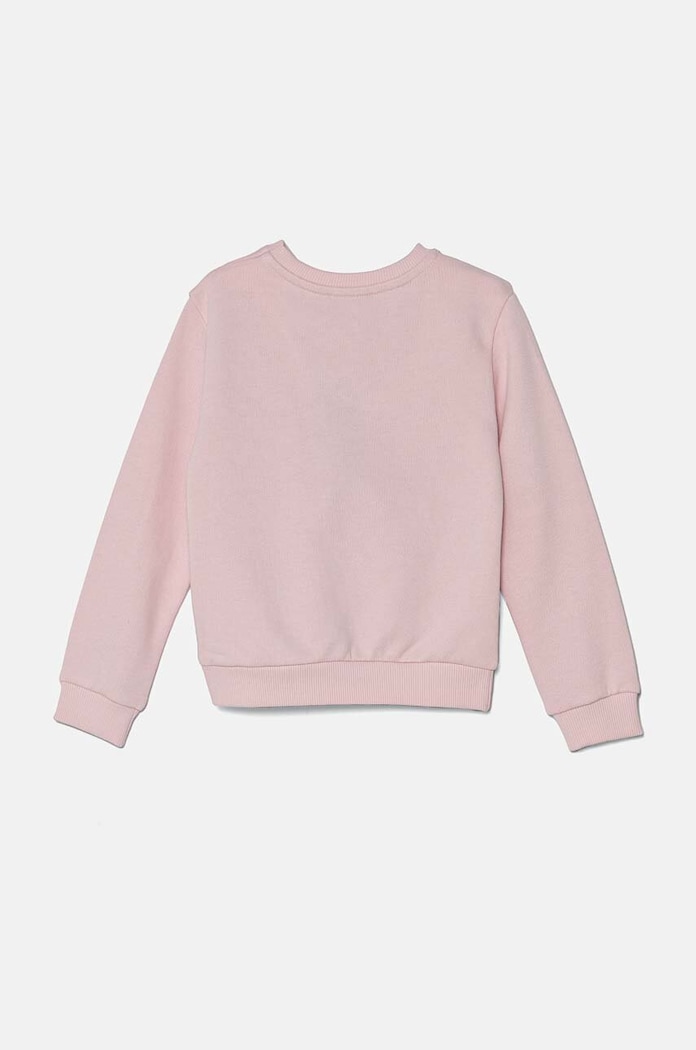 Παιδική βαμβακερή μπλούζα United Colors of Benetton 3J70G10F8.P.Seasonal ροζ AW24