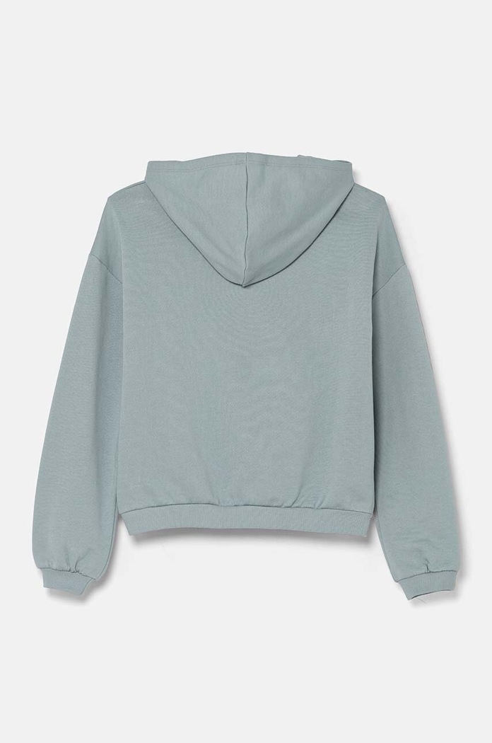 United Colors of Benetton bluza bawełniana dziecięca 3J68C203Q.G.Seasonal zielony AW24
