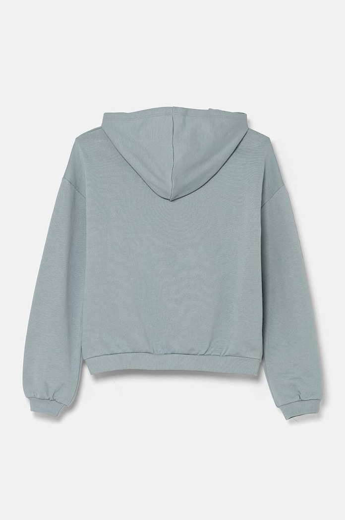 United Colors of Benetton bluza bawełniana dziecięca 3J68C203Q.G.Seasonal zielony AW24