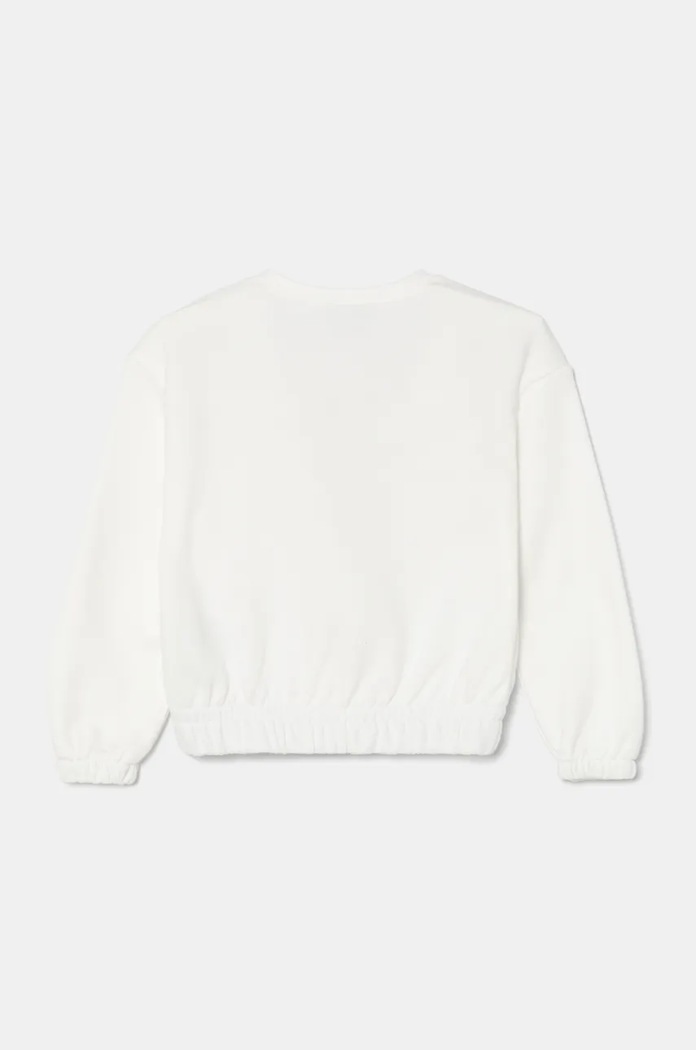 United Colors of Benetton bluza bawełniana niemowlęca 3J68G10HE.P.Seasonal biały AW24
