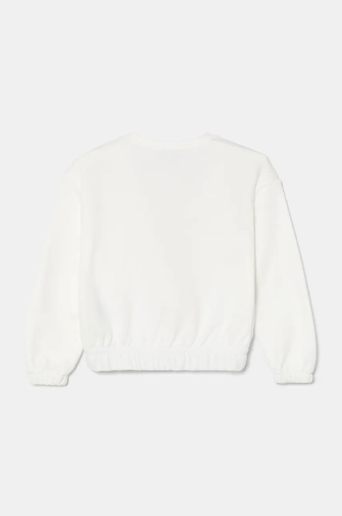 United Colors of Benetton bluza bawełniana niemowlęca 3J68G10HE.P.Seasonal biały AW24