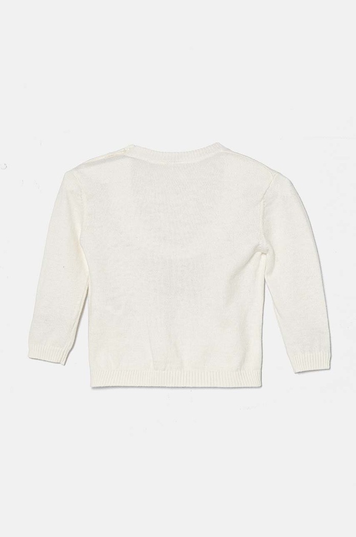 United Colors of Benetton sweter z domieszką wełny niemowlęcy 1ZNNB1011.W.Seasonal beżowy AW24