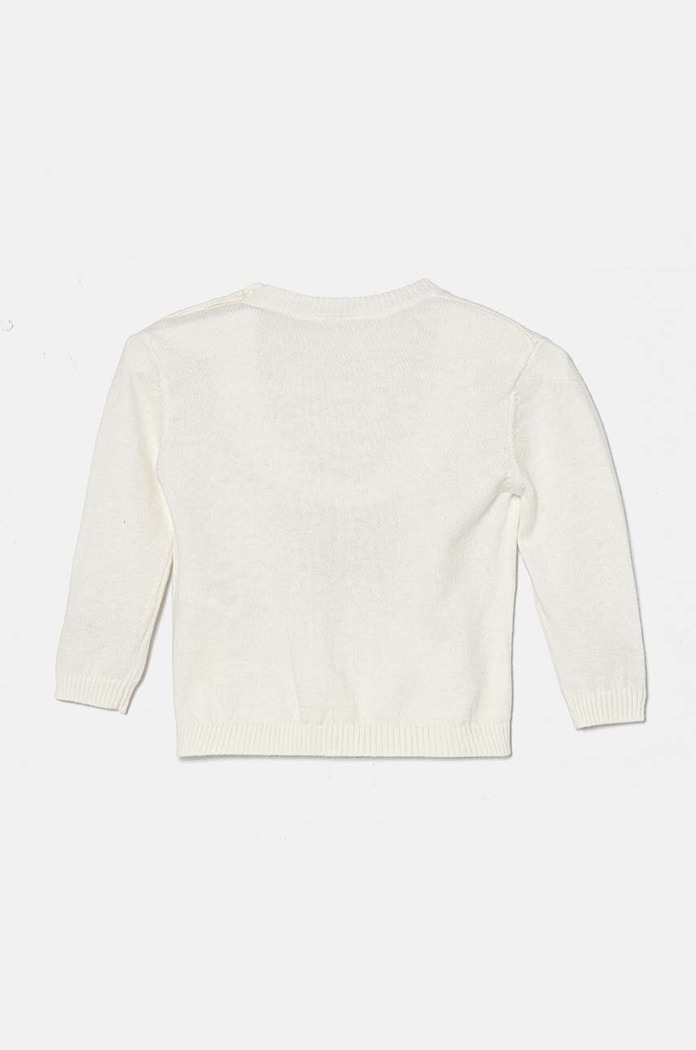 United Colors of Benetton sweter z domieszką wełny niemowlęcy 1ZNNB1011.W.Seasonal beżowy AW24