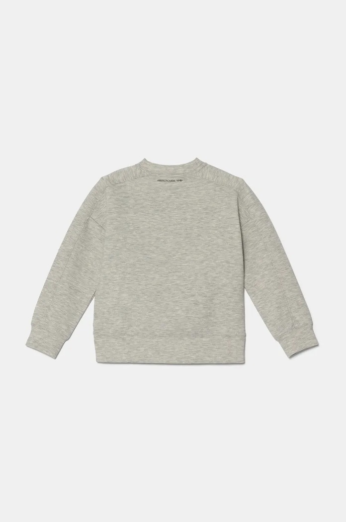Dječja dukserica Abercrombie & Fitch KI252.4060 siva AW24