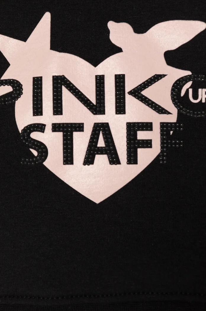 Dziewczynka Pinko Up bluza dziecięca F4PIBGSW170 czarny