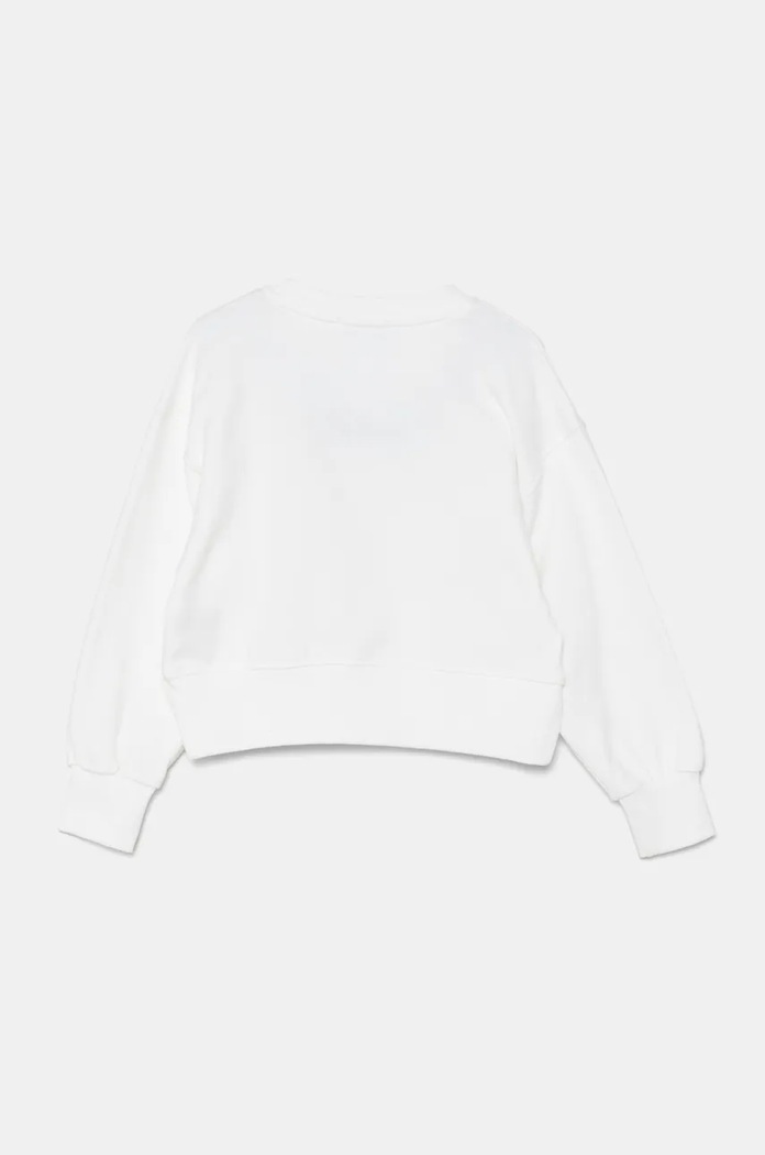 Dětská mikina Pinko Up F4PIBGSW208 bílá AW24