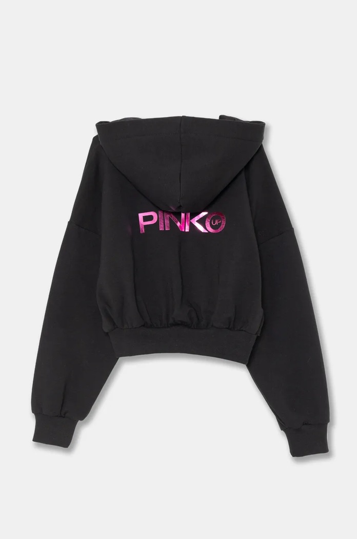 Детски суичър Pinko Up F4PIJGZH089 черен AW24