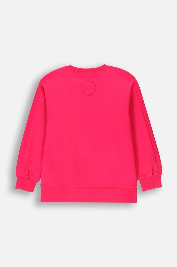 Dziewczynka Coccodrillo bluza bawełniana dziecięca ZC4132601VGA różowy