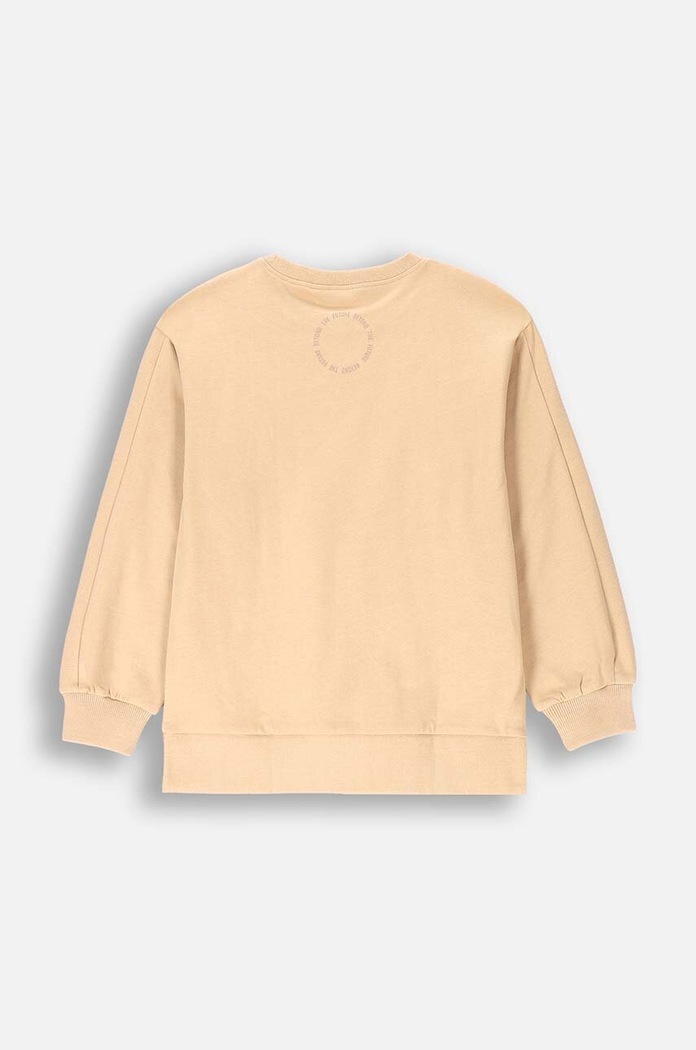Coccodrillo bluza bawełniana dziecięca ZC4132601VGA beżowy AW24