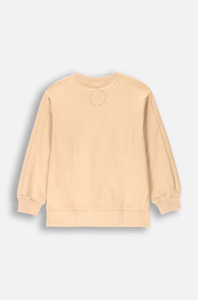Coccodrillo bluza bawełniana dziecięca ZC4132601VGA beżowy AW24
