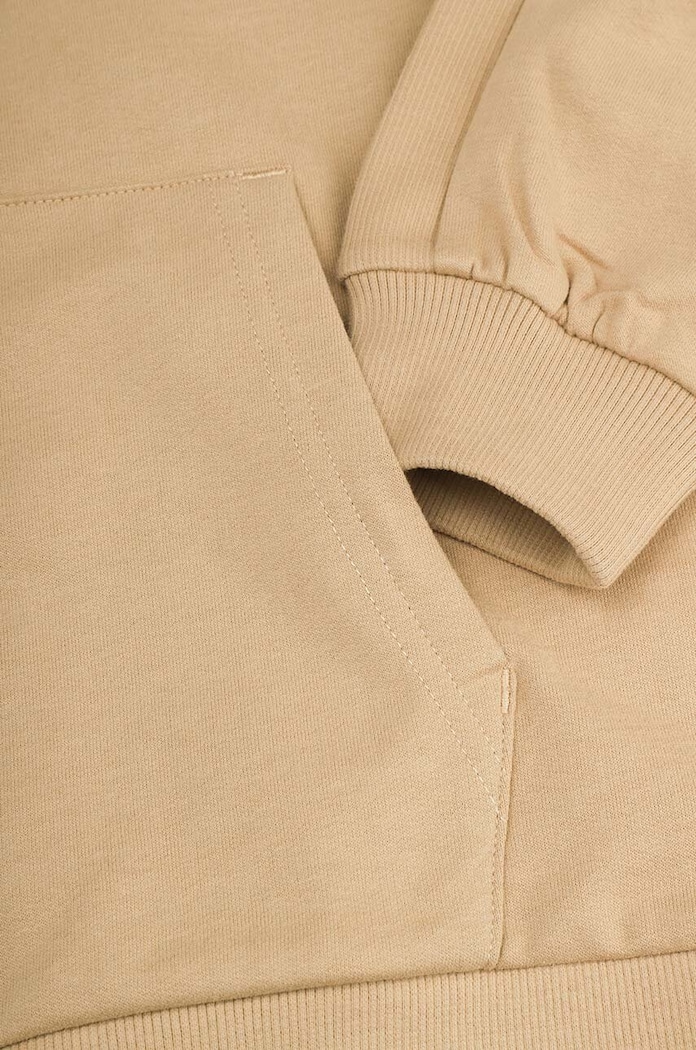Coccodrillo bluza bawełniana dziecięca beżowy ZC4132601VGA