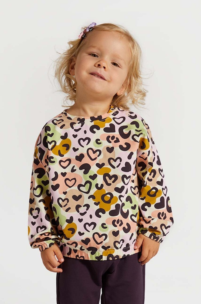 Coccodrillo bluza niemowlęca wzorzyste multicolor ZC4143103PGN