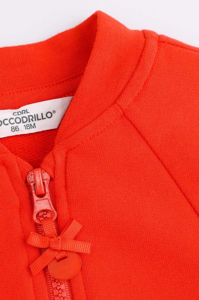 Coccodrillo bluza niemowlęca czerwony ZC4132201CGN