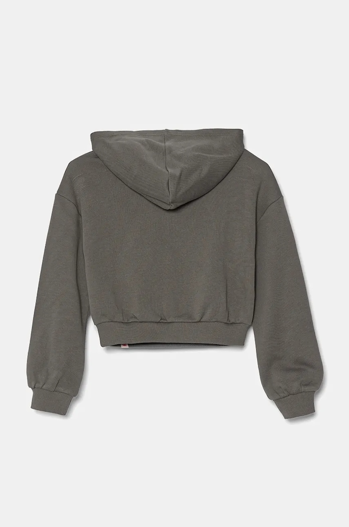 Παιδική βαμβακερή μπλούζα United Colors of Benetton 3J68C204C.G.Seasonal γκρί AW24