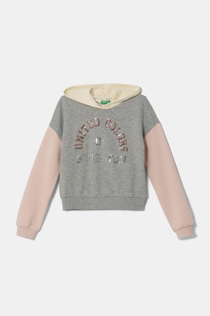 United Colors of Benetton bluza dziecięca pozostałe szary 39M2C203W.G.Seasonal