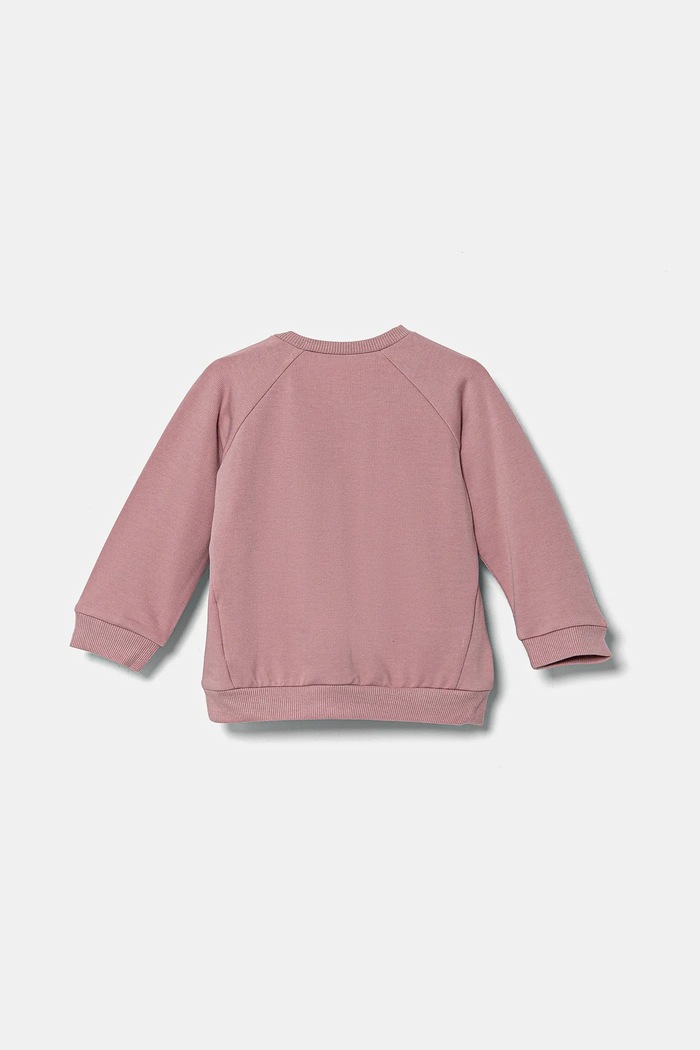 Kojenecká mikina United Colors of Benetton 36MJA105G.G.W.Seasonal růžová AW24
