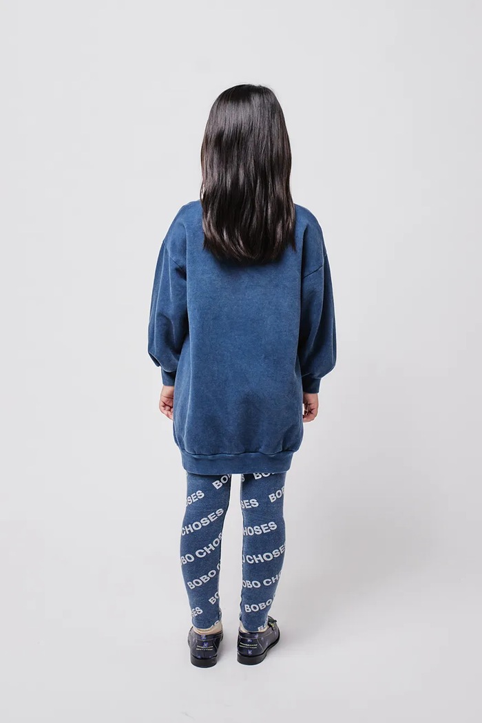 Детски памучен суичър Bobo Choses 224TC005 син