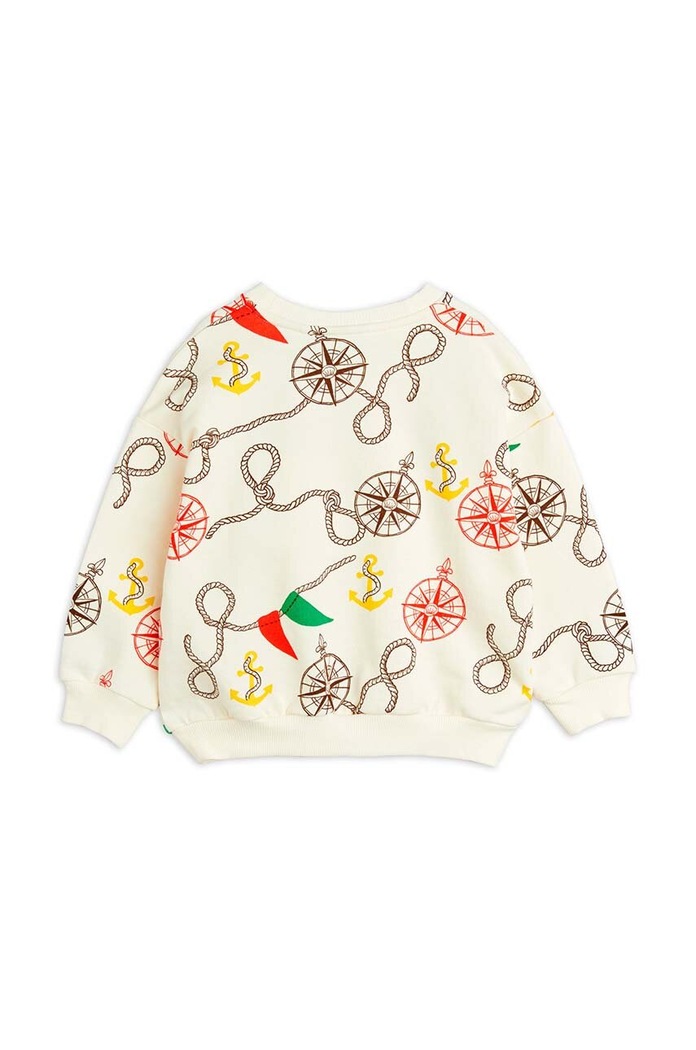 Chlapec Detská mikina Mini Rodini Nautical 2462011200 béžová