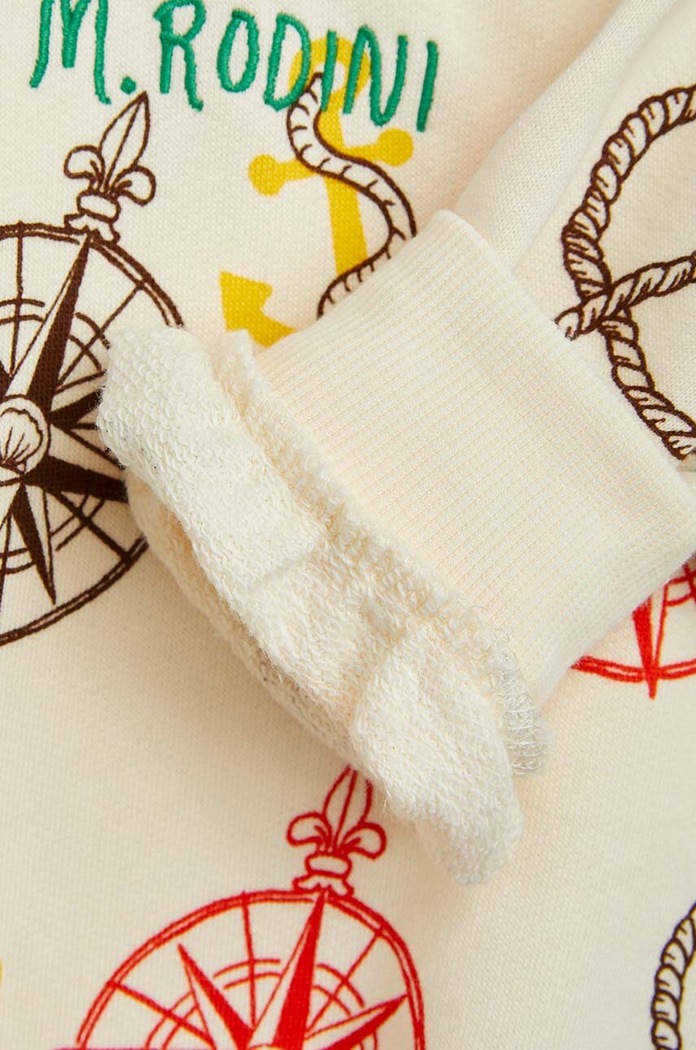 Detská mikina Mini Rodini Nautical 2462011200 béžová