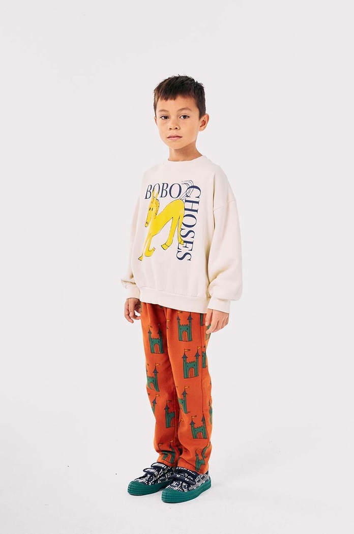 Bobo Choses bluza bawełniana dziecięca Wonder Horse 224AC038