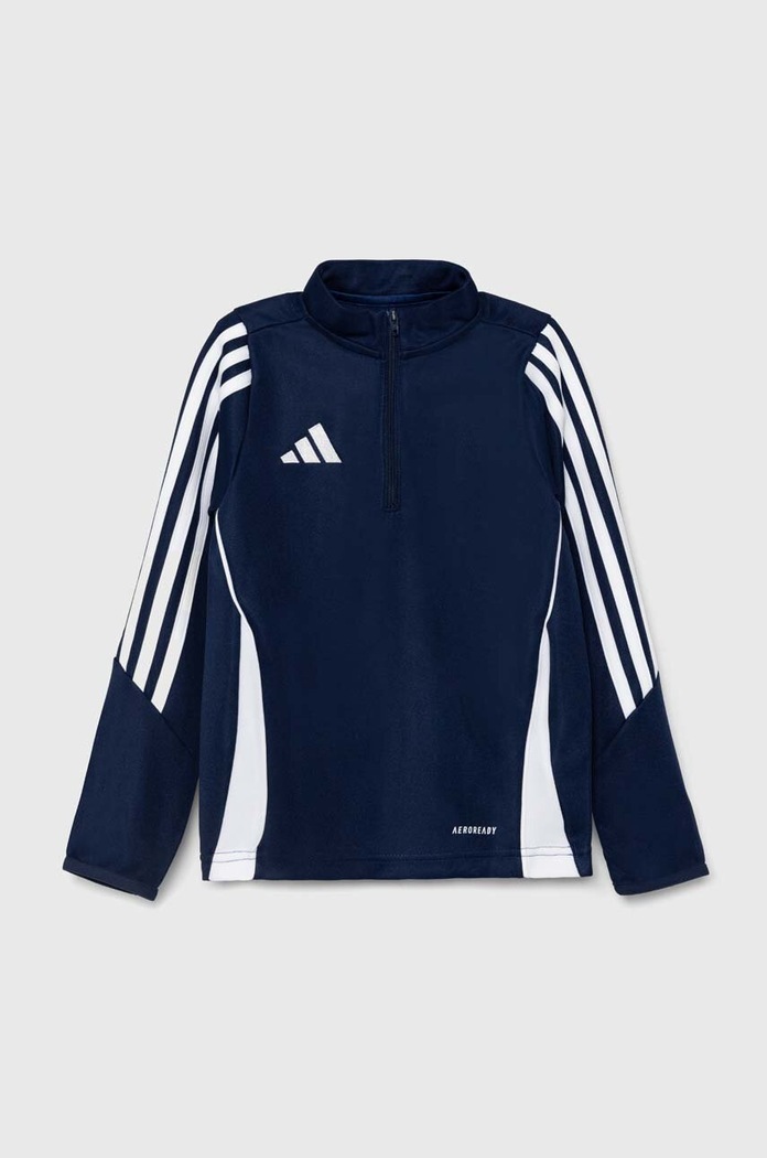 Dětská mikina adidas Performance TIRO24 TRTOPY bez kapuce modrá IR9360