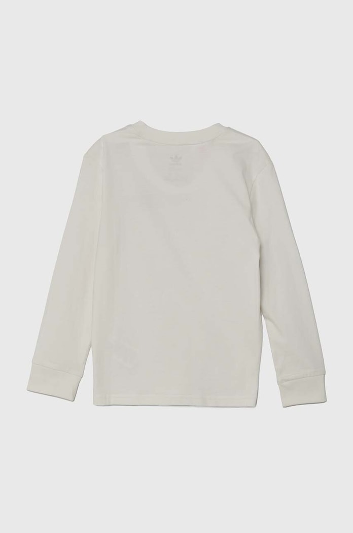 Chłopiec adidas Originals longsleeve bawełniany dziecięcy LONG SLEEVE IX5305 biały