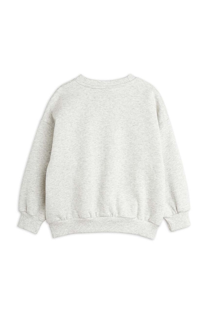 Detská bavlnená mikina Mini Rodini Agatha 2472011494 sivá AW24