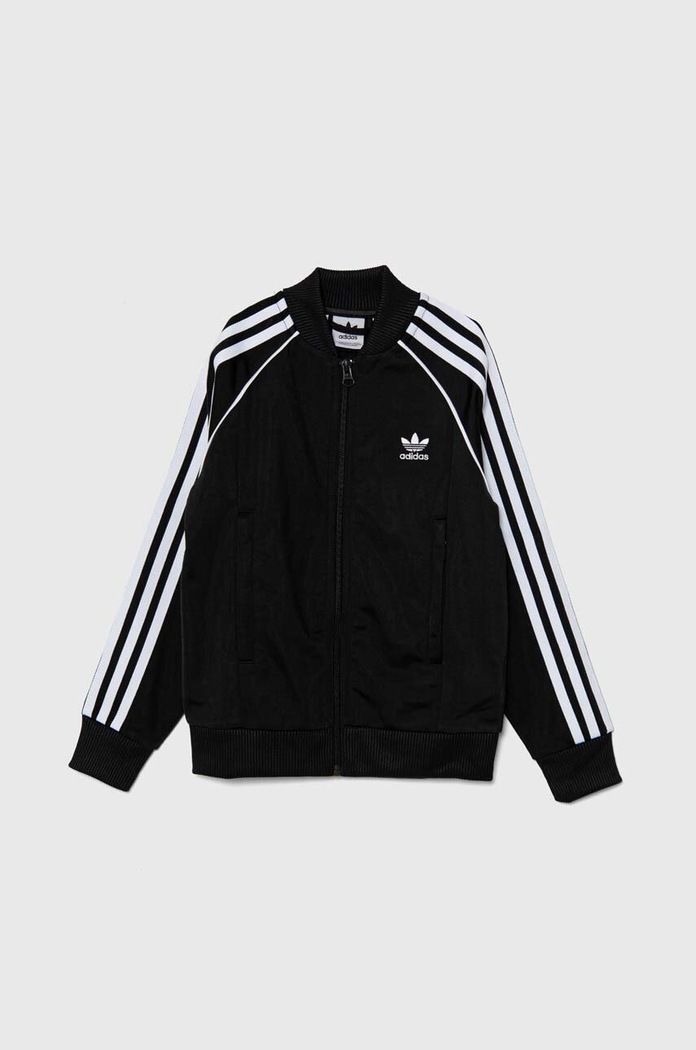 Detská mikina adidas Originals SST TRACK TOP IX7628 čierna AW24