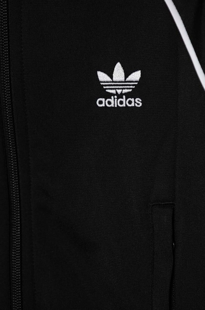Detská mikina adidas Originals SST TRACK TOP čierna IX7628
