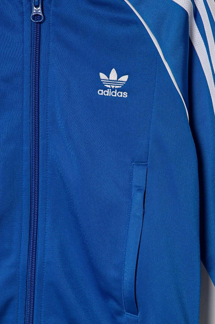 adidas Originals bluza dziecięca SST TRACK TOP niebieski IY1583
