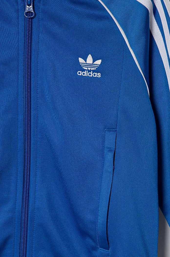 adidas Originals bluza dziecięca SST TRACK TOP niebieski IY1583