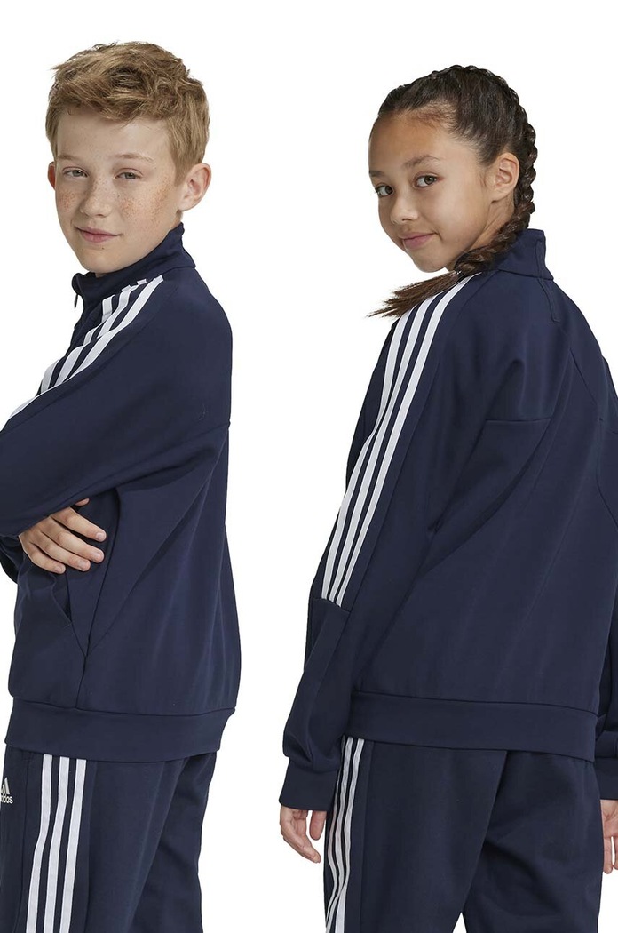 Bluza dziecięca J HOT TTOP adidas granatowy IY3209