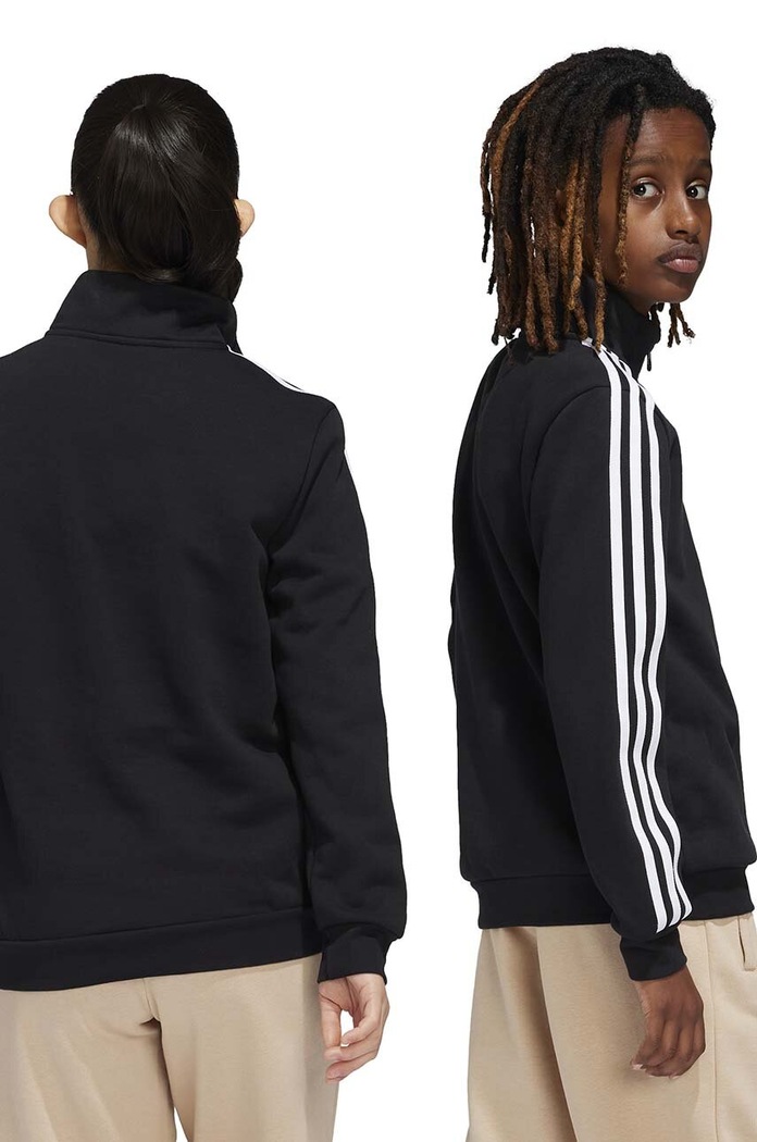 Dječja dukserica adidas Originals HZ SWEATSHIRT IY7450 crna