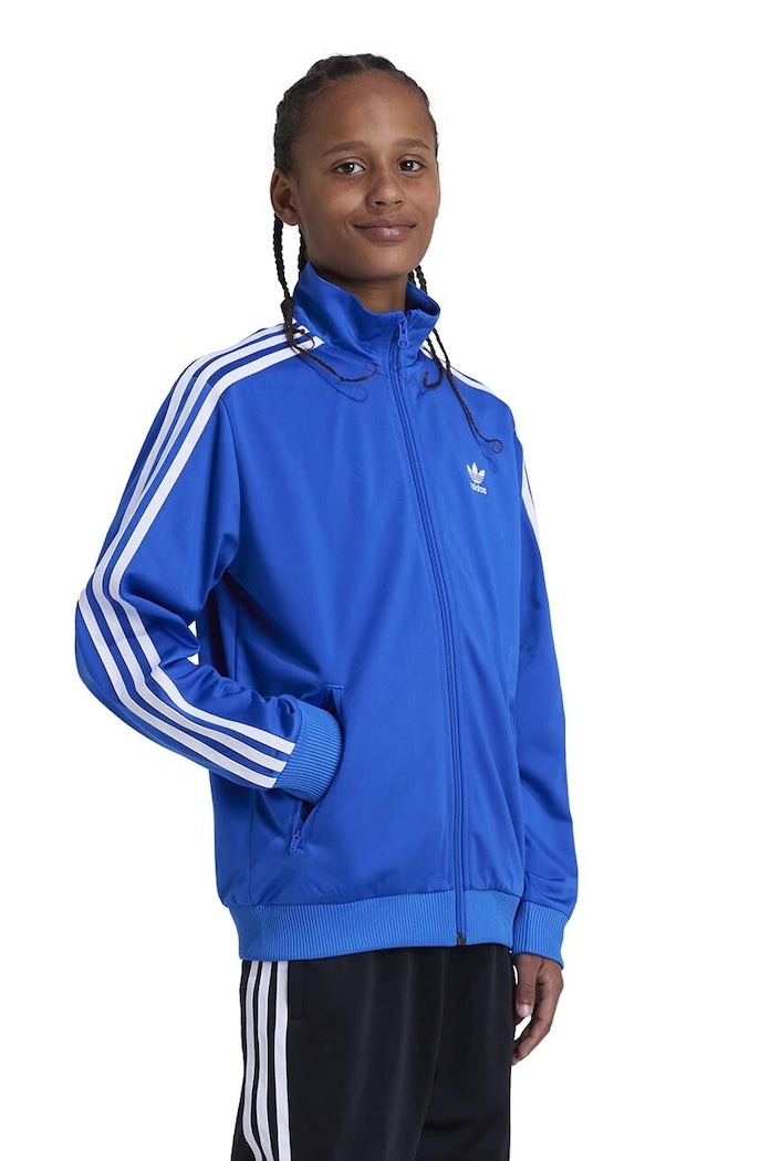 Dječja dukserica adidas Originals FIREBIRD TOP Planet friendly plava IY9799