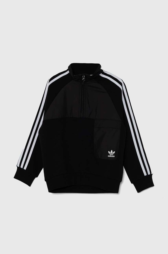 Dětská mikina adidas Originals HZ CREW IY9810 černá AW24