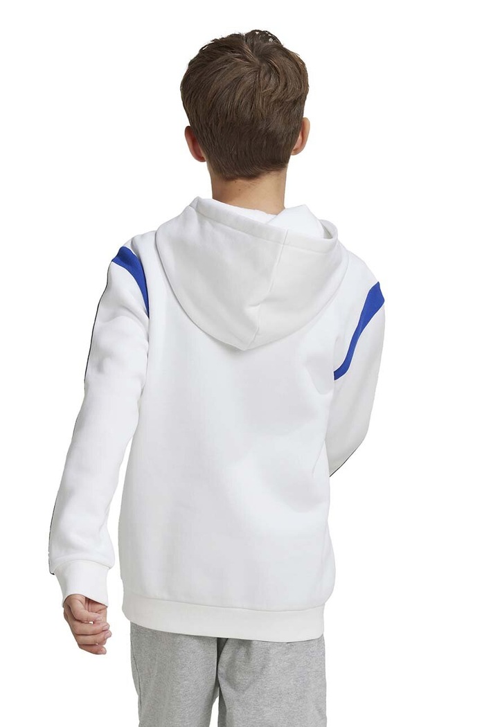 Dětská mikina adidas B HD CB bílá JE0321