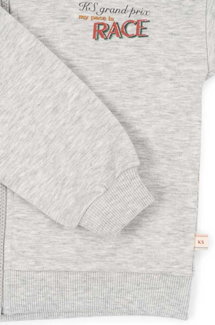 Παιδική μπλούζα Konges Sløjd LOU SWEAT HOOD OCS KS101566 γκρί
