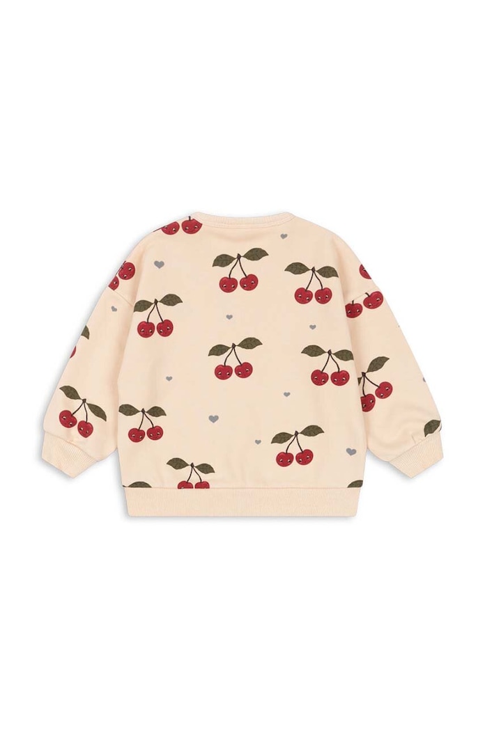Chlapec Detská mikina Konges Sløjd LOU SWEATSHIRT OCS KS101568 béžová