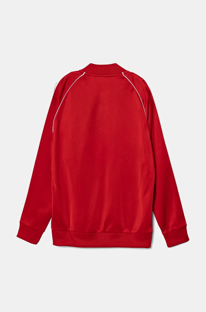Chlapec Detská mikina adidas Originals SST TRACK TOP IX7629 červená